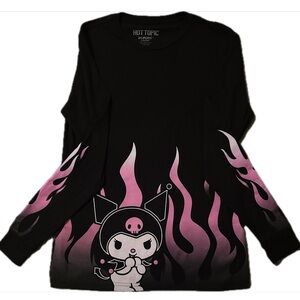 Hot Topic KUROMI Long Sleeve Shirt